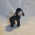 Vintage Hagen Renaker Baby Sheep Miniature Black Lamb Monrovia