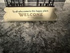 Disney Hallmark Welcome To Disneyland Castle Happy Place Metal Iconic Image