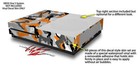 Skin Xbox One S Console Controller Sexy Girl Silhouette Camo Orange