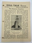 Doll Talk For Collectors Magazine For The Hobby Club 1940s 9 Newsletters Rare