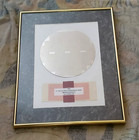 Vtg 1994 Brass Frame 18  X 14  Framed Ibm 8  200mm Silicon Semiconductor Wafer