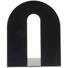 Heavy Duty 10  Bookends  Non-skid Base  Black  Pair  93142 