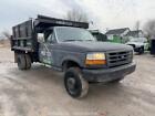 Ford F-350 3 Yard S a Hydraulic Dump Hauling Truck 7 3l V8 Diesel Manual Bidadoo