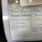 Creative Memories Printed Vellum Photo Paper Pack 3 Colors 6 Sheets 10 X 12 Nip