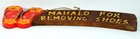 16  Carved 3d Painted Wood Sign Plaque Mahalo For Removing Shoes Red Flip Flops
