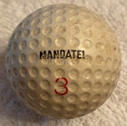 Original Dimple Golf Ball    Mandated   Minature  Excellent   Vg Condition