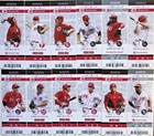 2012-2013-2014 Cincinnati Reds Season Ticket Stubs - Mint Condition 