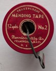 Vintage  Dennison s Transparent Mending Tape 12 Yards No  2 New Old Stock