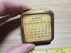 Vintage Brass  Perpetual Desk Calendar Clip