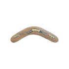Aboriginal Hand Painted Australian Made Boomerang 10in