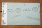 1945 Argentina First Flight Cover Interest Airmail Stamp