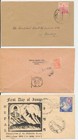 Nepal India Covers Fdc Airletter X 10 Zk2864