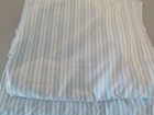 Pottery Barn Euro Stripe Shams- Blue White - 2 Shams -  25  X 25 