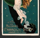 At Night Use Buchans Carbolic Soap Moon Goddes Nymph Victorian Advertising J us