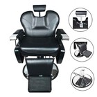 Hydraulic Deluxe Recliner Barber Chair Beauty Hair Salon Spa Equipment Black