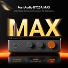 Fosi Audio Bt20a Max Tpa3255 Stereo Amplifier Bluetooth Aptx Hd 48v Psu