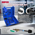 Transmission Fill Adapter Kit 32pcs Atf Fill Adapter Tool  Aluminium Fluid Oi   