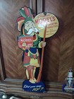 Rare Large Vtg Model Smoking Tobacco Dealer Porcelain Metal Sign Cigar Pipe 10  