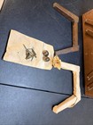 3 Tier Accordion Wood Sewing Basket And Notions Dovetail Romania 32   l-8   w-8   t
