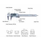 150mm Lcd Digital Caliper Vernier Micrometer Electronic Ruler Gauge Measure Tool