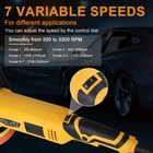 Car Buffer Polisher Waxer 7-speed Rotary 5 6  7  Backing Plate Polishing Machine
