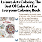Leisure Arts The Best Of Color Art For Everyone Adult Coloring Book For Women