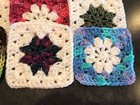 Lot Of 20 5    Assorted Shaded Colors Crochet Daisy Flower Granny Squares Block