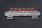 Denver Colorado Leeman Auto License Plate Topper