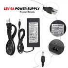 15v 6a Power Adapter 90w Ac To Dc Switching Power Supply Led Strip