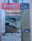 Fastenmaster Fmgut007-10w 7 Inch Gutter Screws White 10-pack
