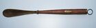 Antique Reproduction Shoe Horn Solid Brass Wooden Handle Vintage Nautical Style