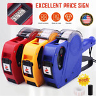 Mx-5500 8 Digits Eos Price Tag Gun  6000 White W  Red Lines Sticker Labels  inks