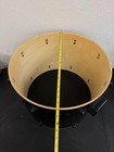Bass Drum Shell 22x16 Black W  Lugs   7 8  Tom Mount Holder Project