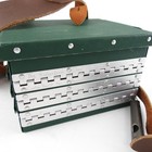 Richardson Chest Fly Box  4-tier  Green  W  Flies  