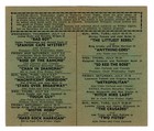 Program  Oregon Theatre  Division At 35th  Portland  Oregon  July 1936