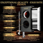 Cigar Cutter Guillotine 4 In 1 One Touch Straight Cut V Cutter With Cigar Punch 