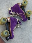 Moxi Lolly Suede Roller Skates Moxi Size 5  Fits Women s Size 6 -6 5 Purple