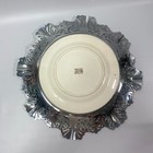 Krome Kraft Farber Bros New York Serving Platter 12  Floral Vintage Kitchen Ware