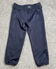 Nwt Womens Mizuno Softball Pants Elastic Bottom Navy Sz Medium