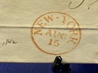 1842 Bank Of The State Of New York Stampless Ltr To Whaling Bank New London Ct 