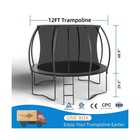 Trampoline 12ft 14ft Enclosure Net Outdoor Jump For Kids And Adults Round Ast   