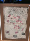 Antique Johnson s Map Of Africa 1863 Civil War Era Hand Colored Old Map 