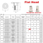 M3 M4 M5 M6 M8 M10 Through Hole blind Rivet Nuts Stainless Steel Hexagon Rivnut