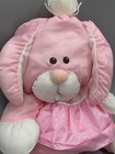 Fisher Price Puffalump Pink Bunny Rabbit Dress Plush 16    Stuffed Animal No Tag