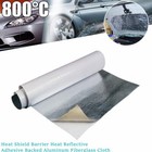 High Temperature Header exhaust Wrap Heat Aluminized Shielding Mat 40  X 47 