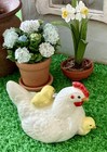 Retired Hagen Renaker Hen With Chicks New Condition