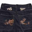 Vintage Y2k 2000s Iceberg History Embroidered Scooby Doo Carpenter Jorts  Rare
