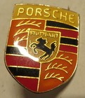 Porsche 911 Five Color Enameled Pin 1  Hat Tie Tack Original Oem Crest Emblem