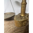 Antique Gilt Bronze And Brass Scale Of Justice Apothecary Library Double Scale