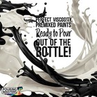 Pouring Masters Lamp Black 64-ounce Bottle Of Water-based Acrylic Pouring Paint